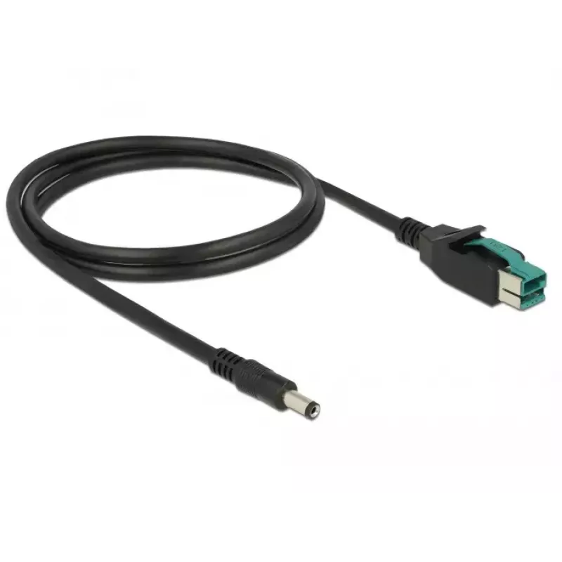 Maitinimo laidas DeLOCK 85497 1m PoweredUSB juoda