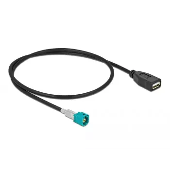 Kabelis HSD Z kištukas į USB 2.0 Type-A lizdą 0,5 m DeLOCK