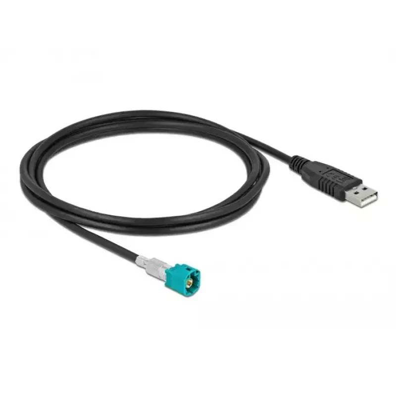 Laidas HSD Z kištukas į USB 2.0 Type-A kištukas 2 m DeLOCK 90491