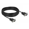 Serijinis kabelis DeLOCK 86577 juodas 10 m RS-232 Sub-D9