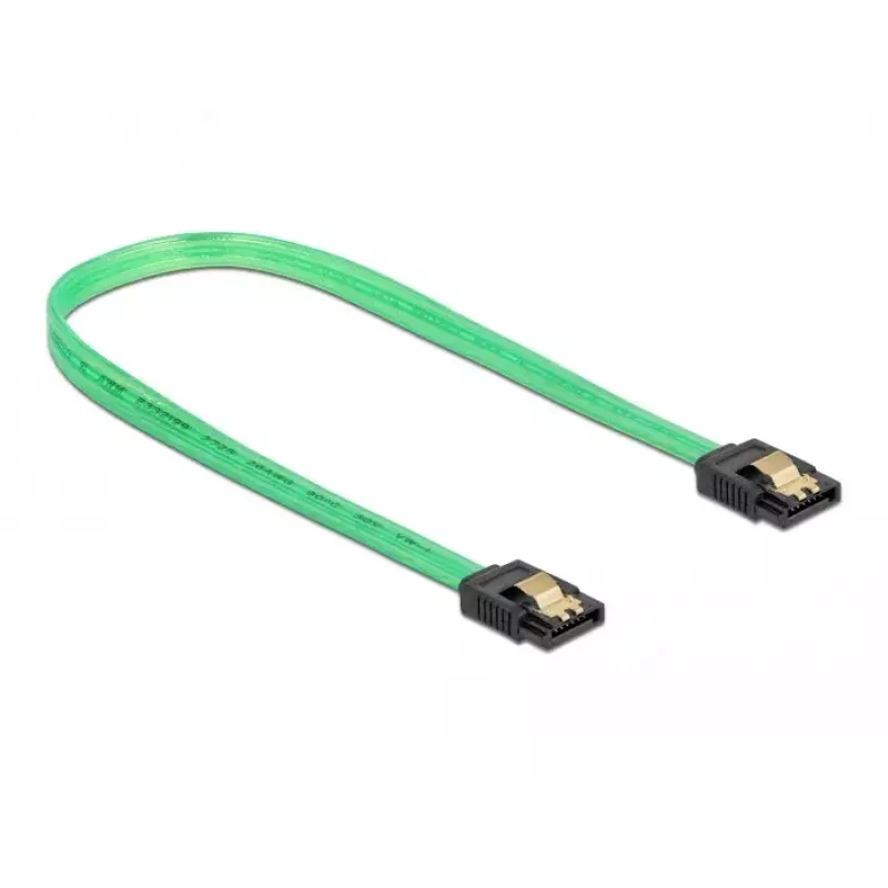 SATA kabelis DeLOCK 82069 0,5 m SATA 7-pin žalias