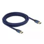 HDMI laidas DeLOCK Ultra High Speed 48 Gbps 8K 60 Hz mėlynas 3 m