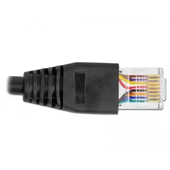 Serijinis ryšio kabelis DeLOCK 64161 USB 2.0 Type-A į RS-232 RJ45 2m juodas