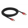 HDMI laidas DeLOCK Ultra High Speed 48 Gbps 8K 60 Hz raudonas 3 m