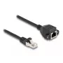 DeLOCK RJ50 prailginimo kabelis kištukas-lizdas S/FTP 5 m juodas