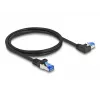 tinklo kabelis DeLOCK RJ45 Cat.6A S/FTP 1m Juoda