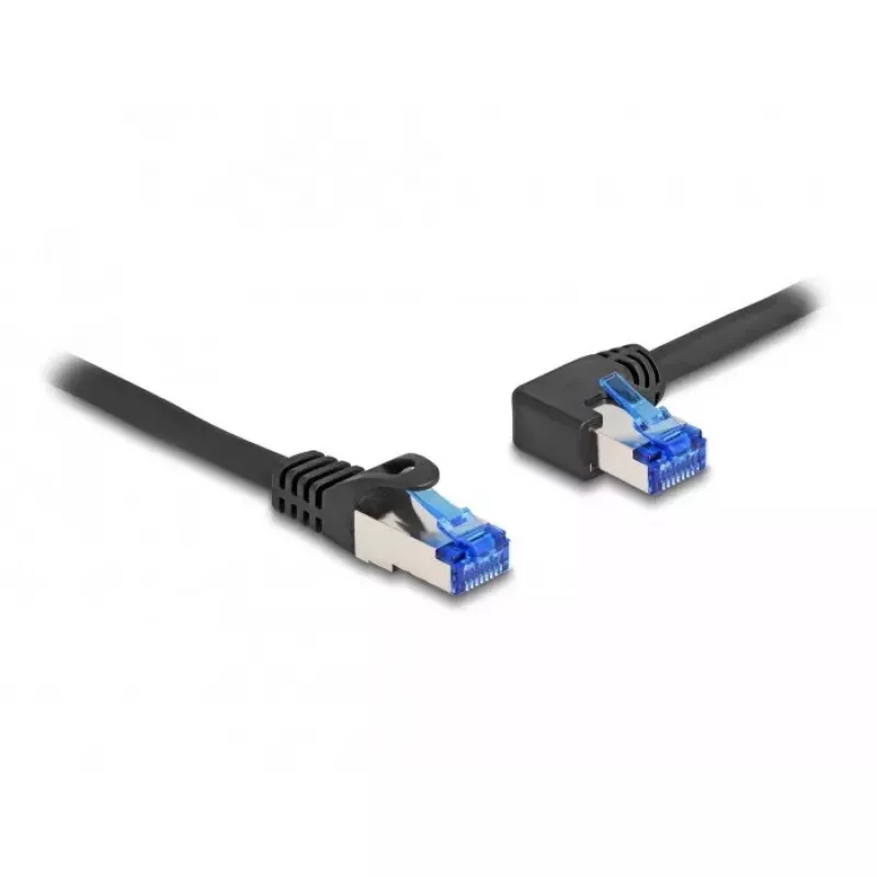 tinklo kabelis DeLOCK RJ45 Cat.6A S/FTP 1m Juoda