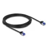 Tinklo kabelis DeLOCK RJ45 Cat.6A 3 m juodas