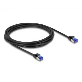 Tinklo kabelis DeLOCK RJ45 Cat.6A 3 m juodas