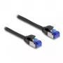Tinklo kabelis DeLOCK RJ45 Cat.6A 3 m juodas