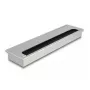 Kabelių įvadas DELOCK 66863 stalui, sidabrinis, 80×300×28 mm, 1 vnt.