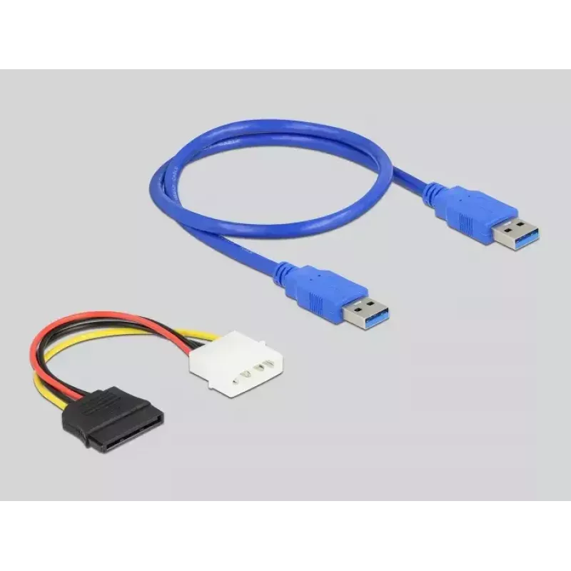 DeLOCK praplėtimo plokštė PCI Express x1 į PCI 32 bitų lizdą 60 cm kabelis