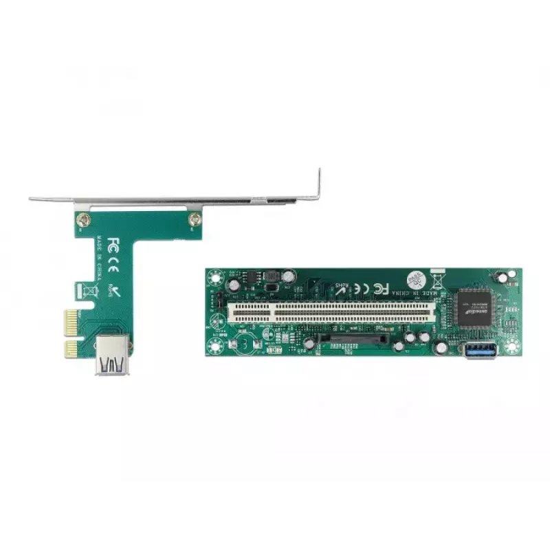 DeLOCK praplėtimo plokštė PCI Express x1 į PCI 32 bitų lizdą 60 cm kabelis