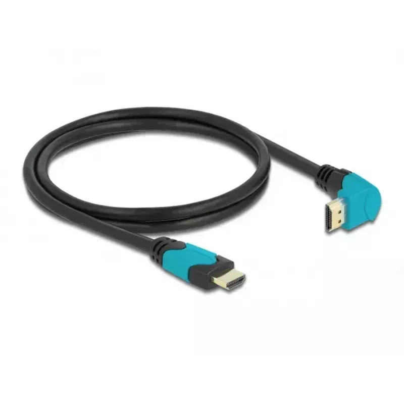 HDMI laidas DeLOCK 86991 1 m HDMI A tipo standartinis juodas mėlynas