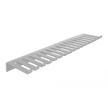 Sieninis kabelių laikiklis DELOCK 66887, pilkas, 90 mm x 25 mm x 0,325 m, 1 vnt.