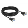 Serijinis kabelis DeLOCK 87783 juodas 10 m DB-9