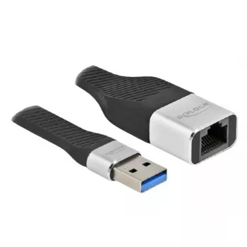 DeLOCK FPC plokščias juostinis kabelis USB Type-A į Gigabit LAN 10/100/1000 Mbps 13 cm