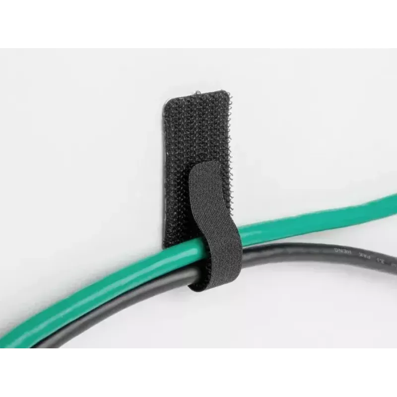 DeLOCK Mini kablio laikiklis su lipnia juostele 90 mm x 24 mm lipnus 10 vnt. juoda