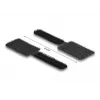 DeLOCK Mini kablio laikiklis su lipnia juostele 90 mm x 24 mm lipnus 10 vnt. juoda