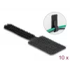DeLOCK Mini kablio laikiklis su lipnia juostele 90 mm x 24 mm lipnus 10 vnt. juoda