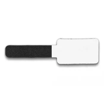 DeLOCK Mini kablio laikiklis su lipnia juostele 90 mm x 24 mm lipnus 10 vnt. juoda