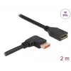 DisplayPort ilginamasis laidas DeLOCK 87078 2m 8K 60Hz stačiu kampu