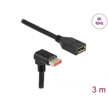 DisplayPort prailginimo kabelis DeLOCK 87093 3m 8K 60Hz