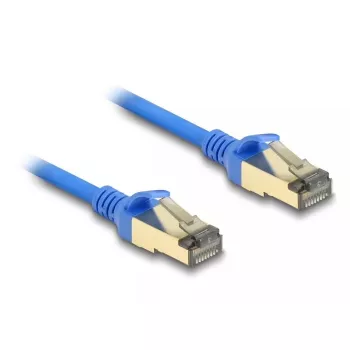 DeLOCK RJ45 tinklo kabelis Cat.8.1 F/FTP plonas 2 m mėlynas