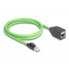Tinklo kabelis DeLOCK 80880 RJ-45 Cat6a 1 m Žalias