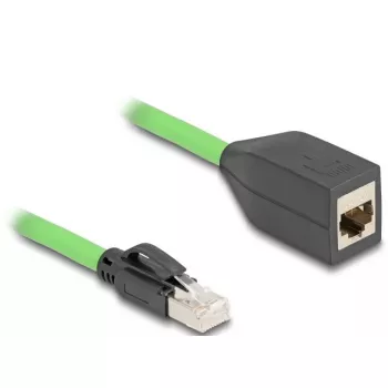 Tinklo kabelis DeLOCK 80880 RJ-45 Cat6a 1 m Žalias