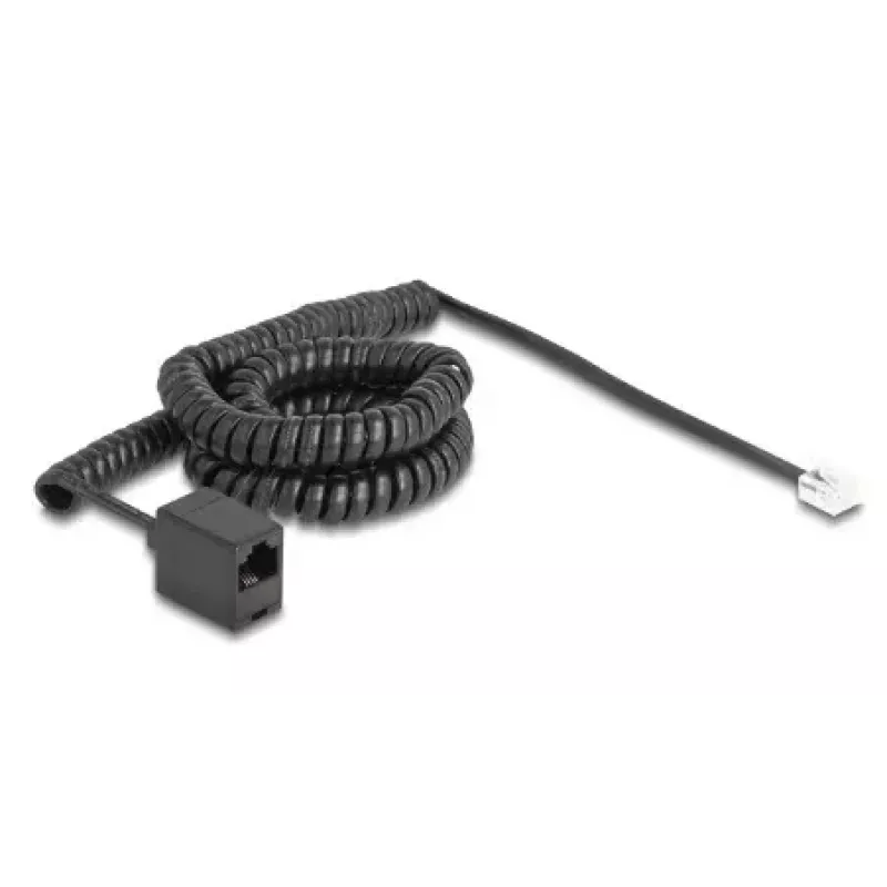 DeLOCK telefono kabelis 90114 5 m Juodas RJ-11 RJ-45