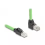 Tinklo kabelis DeLOCK 80894 RJ-45 Cat6a 5 m juoda žalia