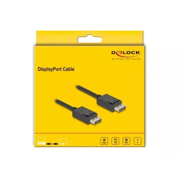 DisplayPort laidas DeLOCK 80492 8K 60Hz 40Gbps 1m