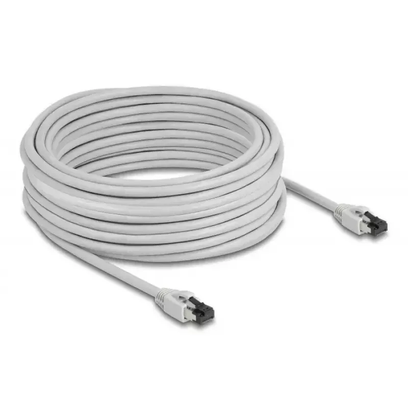 Tinklo kabelis DeLOCK 80565 RJ-45 Cat8.1 15 m Pilkas