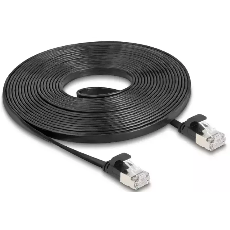 Tinklo kabelis DeLOCK 81167 RJ-45 Cat6a 5 m Juodas