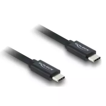 USB-C į USB-C bendraašis kabelis DELOCK USB4 Gen 3x2 40 Gbps USB PD 3.1 240 W 1 m