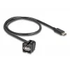 DeLOCK USB laidas 0,5 m USB 2.0 USB A USB C 88056