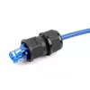 DeLOCK RJ45 praėjimo mova IP67 atspari vandeniui juoda