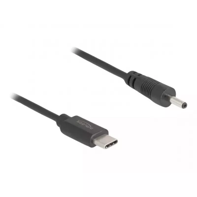 DeLOCK 85403 maitinimo laidas juodas 0,27 m USB C DC