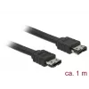SATA laidas DeLOCK 85640 1 m eSATA juodas