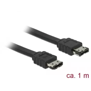 SATA laidas DeLOCK 85640 1 m eSATA juodas