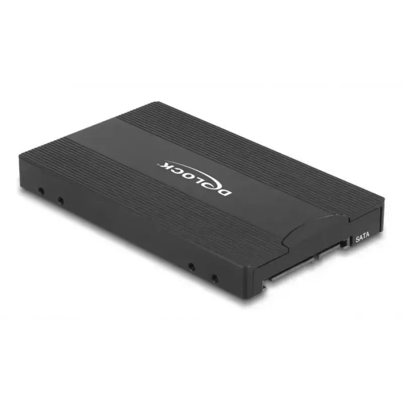DELOCK sąsajos adapteris U.2 (SFF-8639) į M.2 Key M NVMe SSD, modelis 64301, juodas, pagrindinio įrenginio kištukas