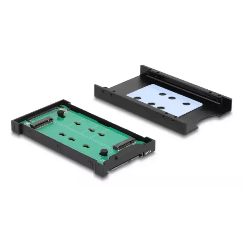 DELOCK sąsajos adapteris U.2 (SFF-8639) į M.2 Key M NVMe SSD, modelis 64301, juodas, pagrindinio įrenginio kištukas