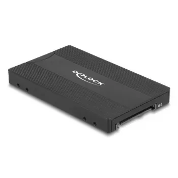 DELOCK sąsajos adapteris U.2 (SFF-8639) į M.2 Key M NVMe SSD, modelis 64301, juodas, pagrindinio įrenginio kištukas