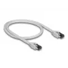 Tinklo kabelis DeLOCK 80557 RJ-45 Cat8.1 0,5 m Pilkas