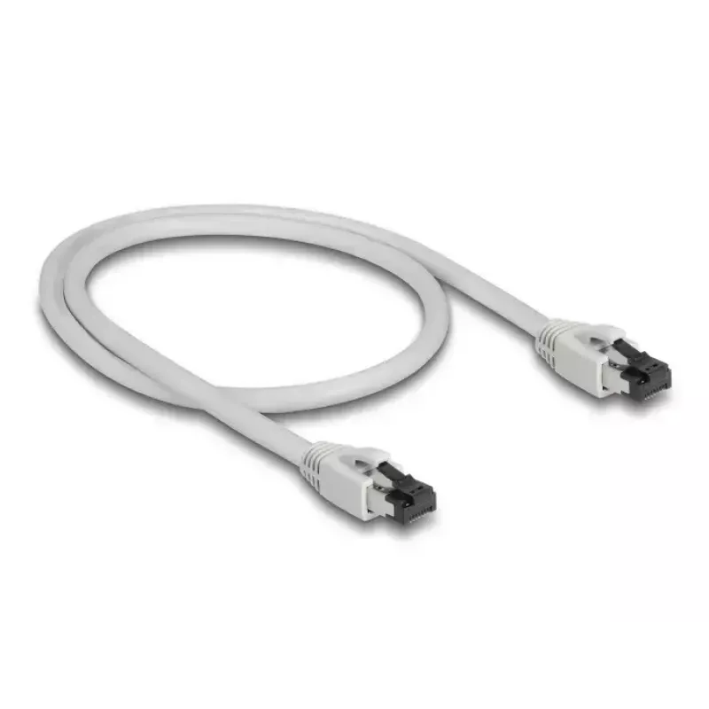 Tinklo kabelis DeLOCK 80557 RJ-45 Cat8.1 0,5 m Pilkas