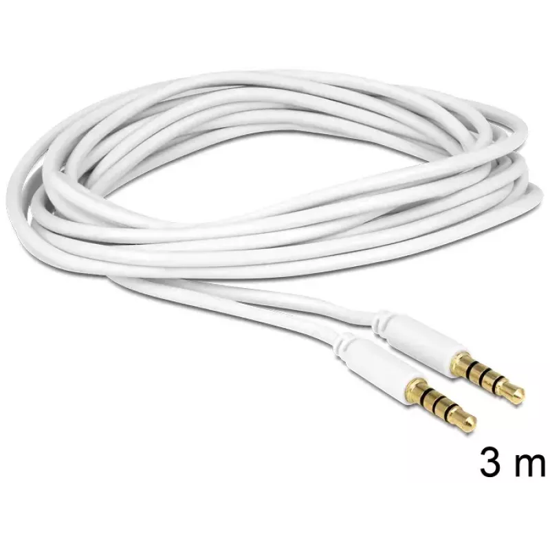 Audio kabelis 3,5 mm DeLOCK 83442 3 m baltas