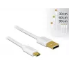 USB laidas DeLOCK 83679 USB 2.0 USB A Micro-USB B baltas