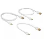 USB laidas DeLOCK 83679 USB 2.0 USB A Micro-USB B baltas