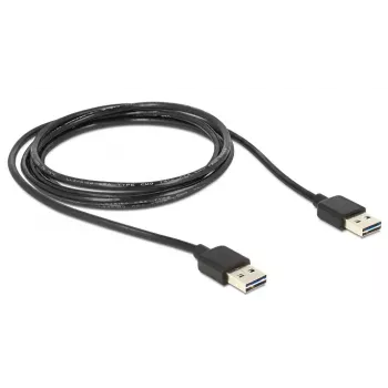 USB laidas DeLOCK 3 m USB 2.0 A Juodas